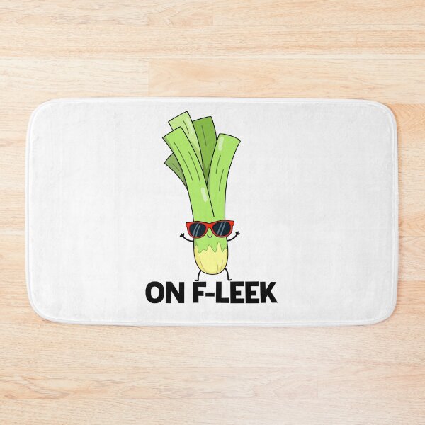 Item preview, On Fleek Funny Veggie Leek Puns  designed and sold by punnybone.