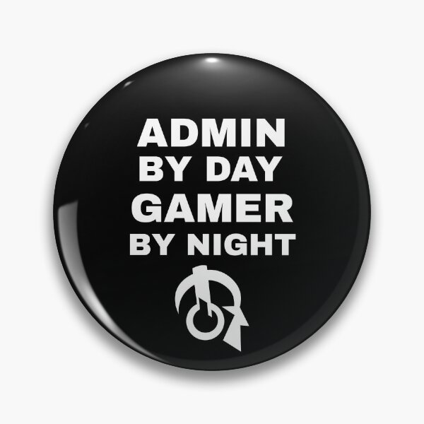 Item preview, Admin By Day Gamer By Night designed and sold by Superhero Gear.