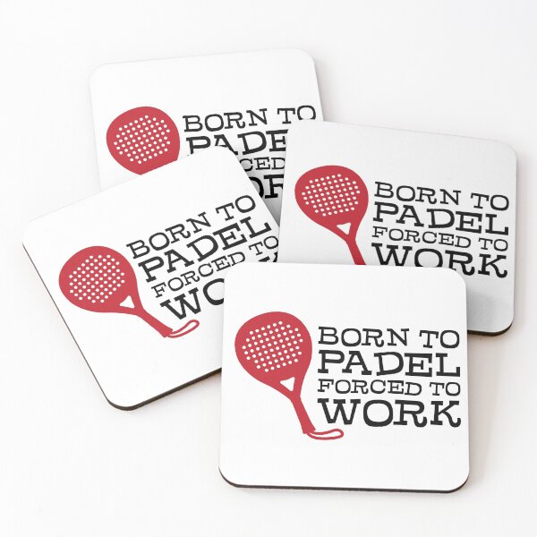 Item preview, Born to play padel forced to work designed and sold by Eenig.