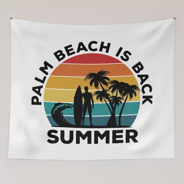Item preview, Palm Beach Is Back Summer designed and sold by kickwear-com.