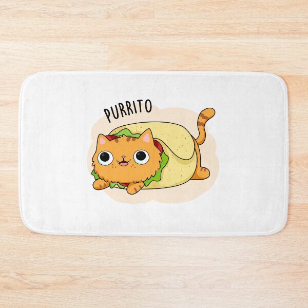 Item preview, Purrito Funny Kitty Cat Burrito Puns  designed and sold by punnybone.