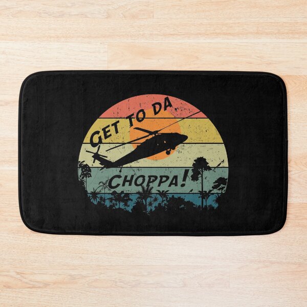 Item preview, Get To The Chopper funny retro sci-fi movie quote designed and sold by handcraftline.