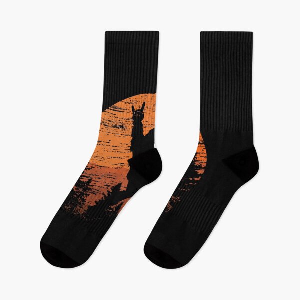 Item preview, Funny Bigfoot Rock Roll Retro Moon Forest Sasquatch Believers designed and sold by tuanitus.