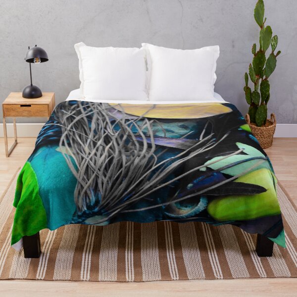 Item preview, Blue Green Forest Pattern Collage Melbourne Australia Art designed and sold by MelbourneGarden.