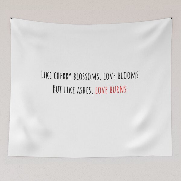Item preview, Love blooms, love burns designed and sold by AlexiaArts.