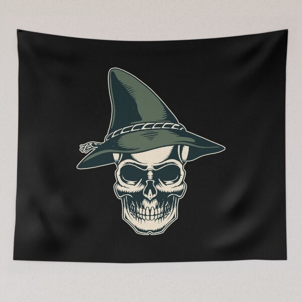 Item preview, Witch skull -  Spooky halloween tees. designed and sold by PrintPress.
