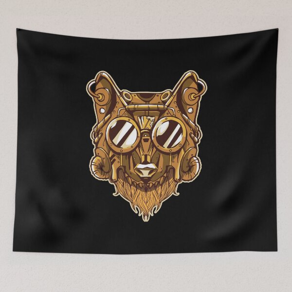 Artikelvorschau, Steampunk Wolf - Gothic T-Shirts. entworfen und verkauft von PrintPress.