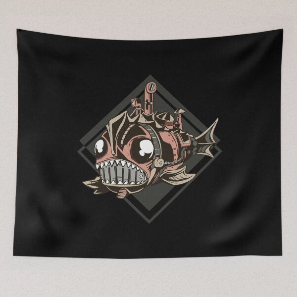 Artikelvorschau, Steampunk Fish - Gothic T-Shirts. entworfen und verkauft von PrintPress.