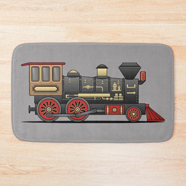 Item preview, Steam Train - Locomotive designed and sold by LaftaDesign.