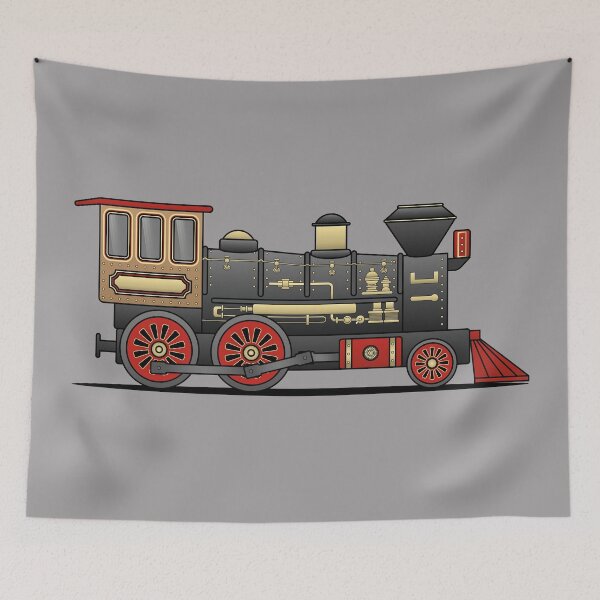 Item preview, Steam Train - Locomotive designed and sold by LaftaDesign.