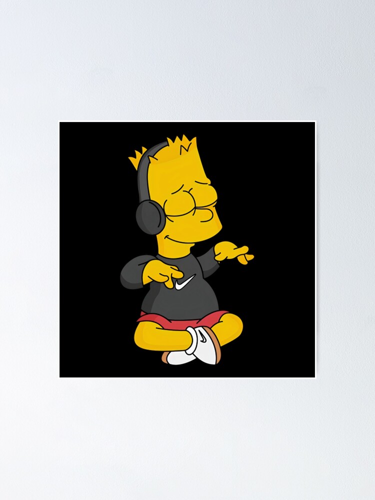 bart simpson hypebeast poster