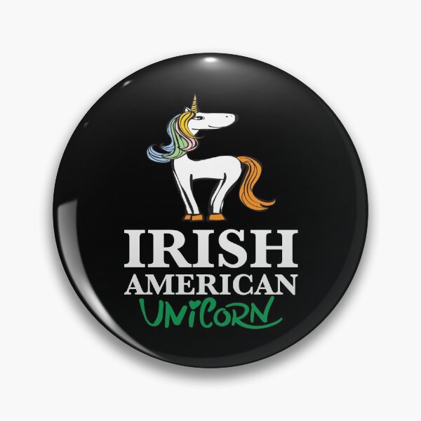 Item preview, Irish American Unicorn Cartoon designed and sold by ProjectX23.