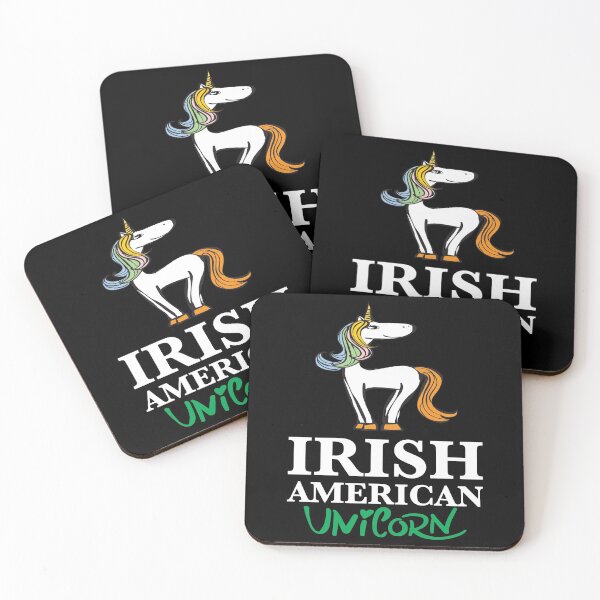 Item preview, Irish American Unicorn Cartoon designed and sold by ProjectX23.