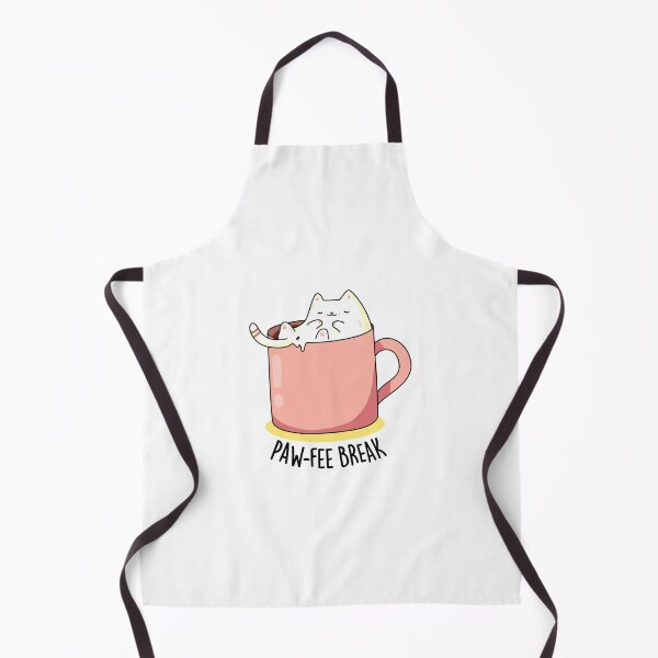 Item preview, Pawfee Break Kitty Cat In A Mug Funny Coffee Puns  designed and sold by punnybone.