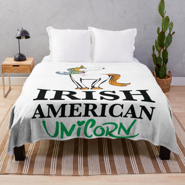 Item preview, Irish American Unicorn Cartoon designed and sold by ProjectX23.