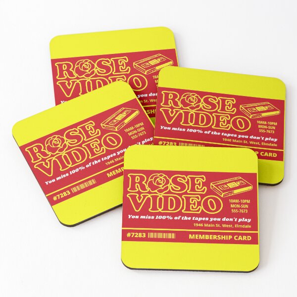 Item preview, Rose Video Retro Membership Card (Schitt's Creek) designed and sold by MovieVigilante.