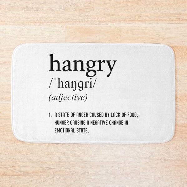 Artikelvorschau, Lustige Hangry Definition entworfen und verkauft von TheNC.