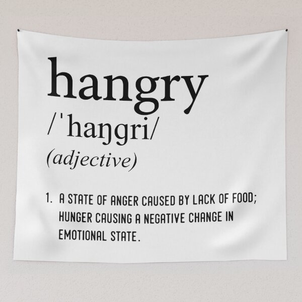 Item preview, Funny Hangry Definition designed and sold by TheNC.