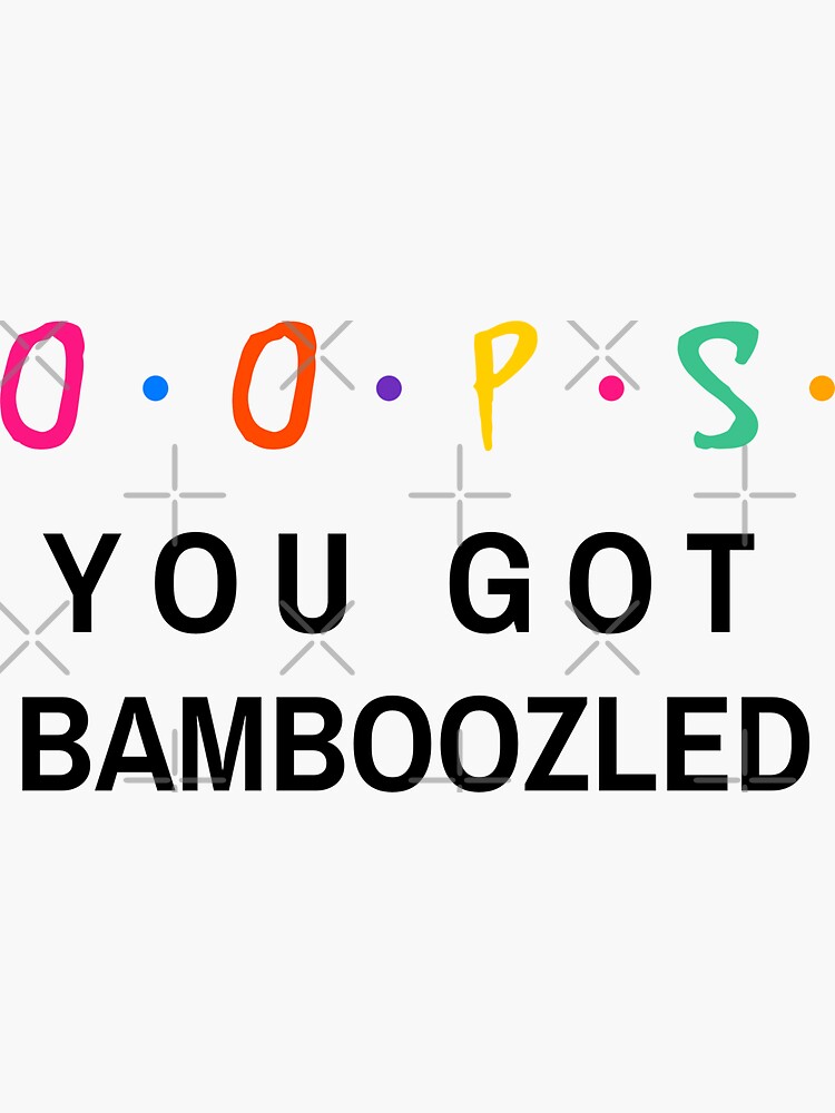 "Let's play Bamboozled" Sticker for Sale by LamaraK Redbubble