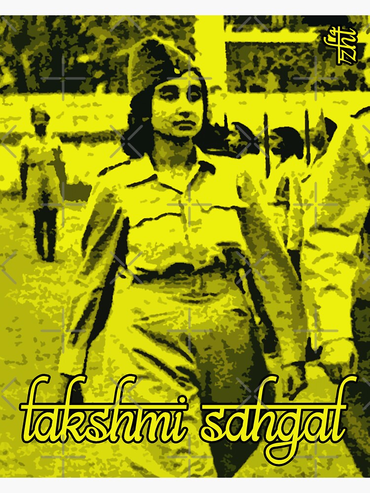 &ldquo;Captain Lakshmi Sahgal&rdquo; Sticker for Sale by ZuluHistoryTees | Redbubble