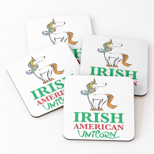 Item preview, Irish American Unicorn Cartoon designed and sold by ProjectX23.