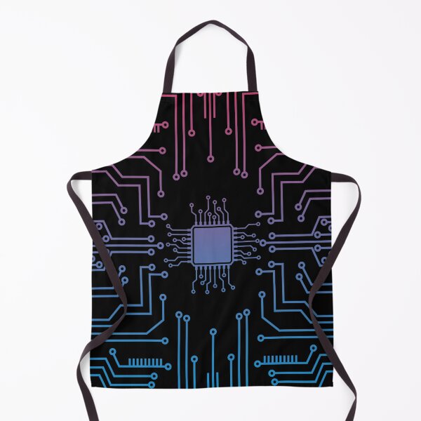 Item preview, A blue and red computer / electrical  circuit designed and sold by crazycollective.
