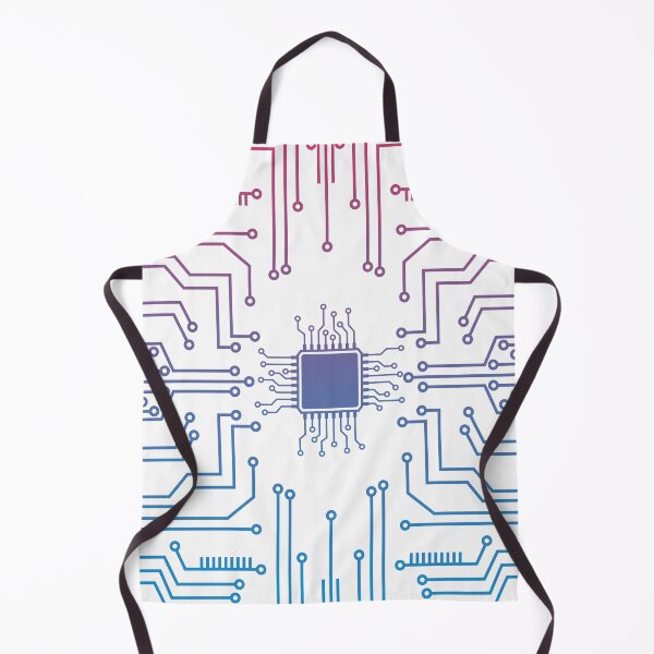 Item preview, A blue and red computer / electrical  circuit designed and sold by crazycollective.