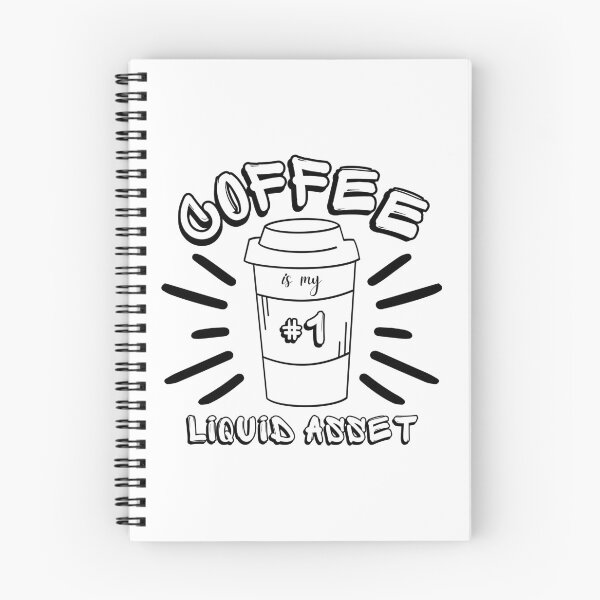 Item preview, Coffee is my #1 liquid asset black designed and sold by DesignsVault.