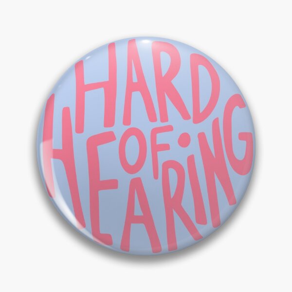 Item preview, Hard of Hearing (Baby Blue&Coral Red) designed and sold by illhustration.