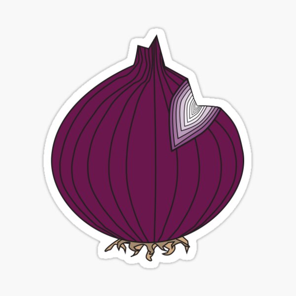 Red Onion Sticker