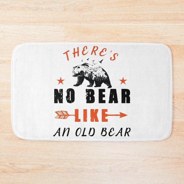 Item preview, THERE'S NO BEAR LIKE AN OLD BEAR BLACK designed and sold by keemo2o.