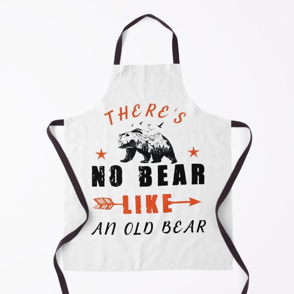 Item preview, THERE'S NO BEAR LIKE AN OLD BEAR BLACK designed and sold by keemo2o.