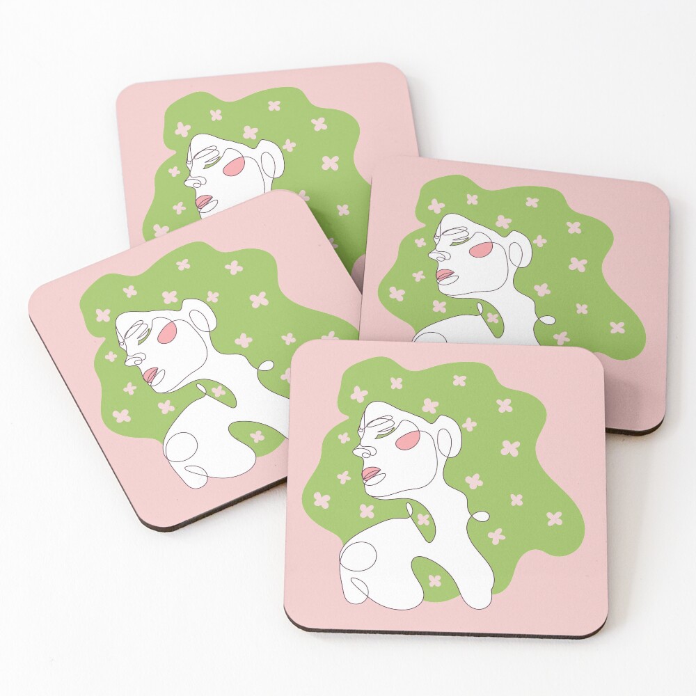 Item preview, Coasters (Set of 4) designed and sold by Lineastic.