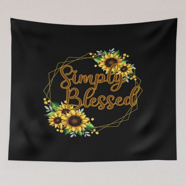 Item preview, Sunflower T-Shirt Simply Blessed designed and sold by SandraCherrylow.