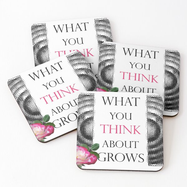 Item preview, What You Think About Grows, the Ripple Effect White designed and sold by SpiritGifts.