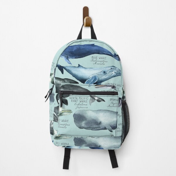 Whales Chart, Old School Style Backpack