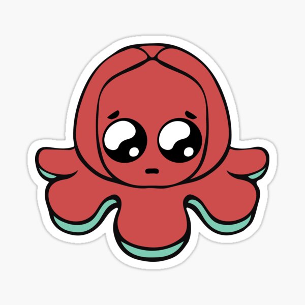 Item preview, Cute Octopus The Fluffyface  designed and sold by nacrtana.
