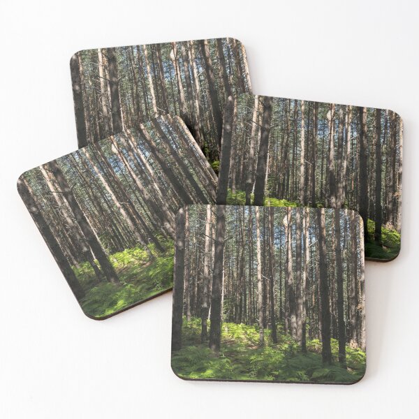 Item preview, Forest Bathing - Walking Among Slim Pine Trees and Verdant Ferns designed and sold by Georgia Mizuleva.
