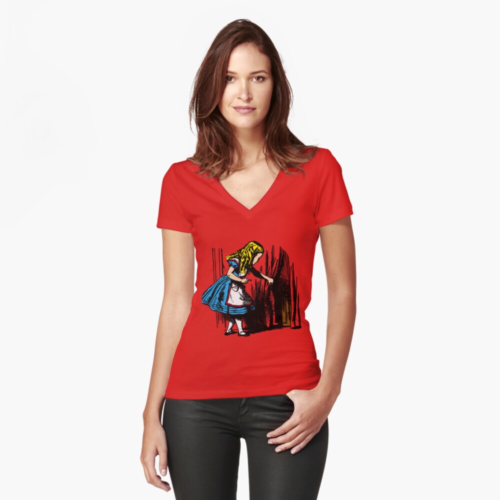 Artikel-Vorschau von Tailliertes T-Shirt mit V-Ausschnitt, designt und verkauft von ppprincess.