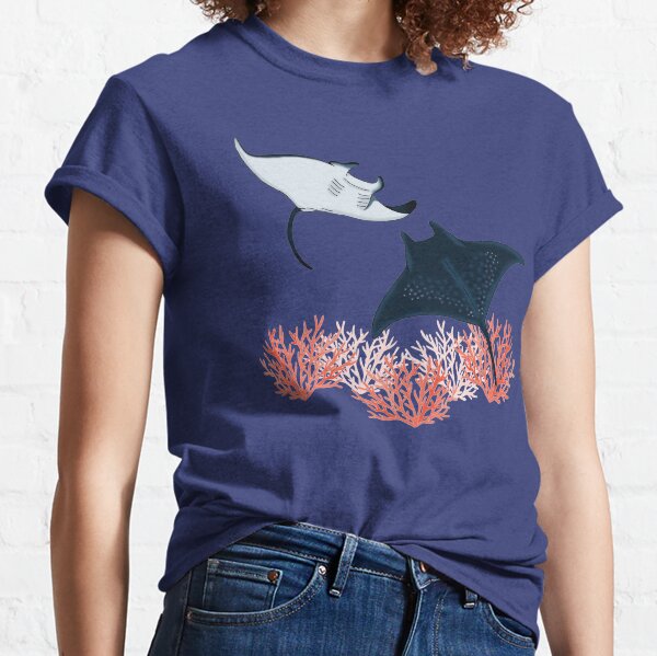 Vintage Hawaiian Tribal Manta Ray' Women's T-Shirt