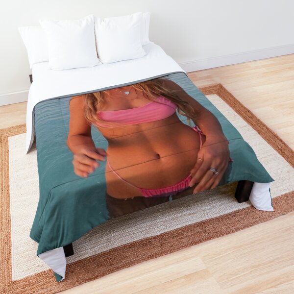 Bathing On The Beach Comforter