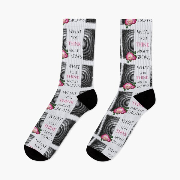 Item preview, What You Think About Grows, the Ripple Effect Light Gray Background designed and sold by SpiritGifts.