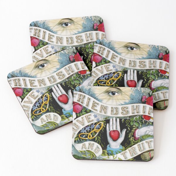 Item preview, Friendship, love and truth designed and sold by OroboroCustom.