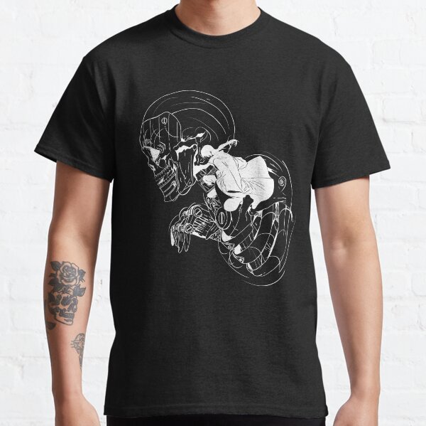 Ninja Skull (Option 02 White) Classic T-Shirt