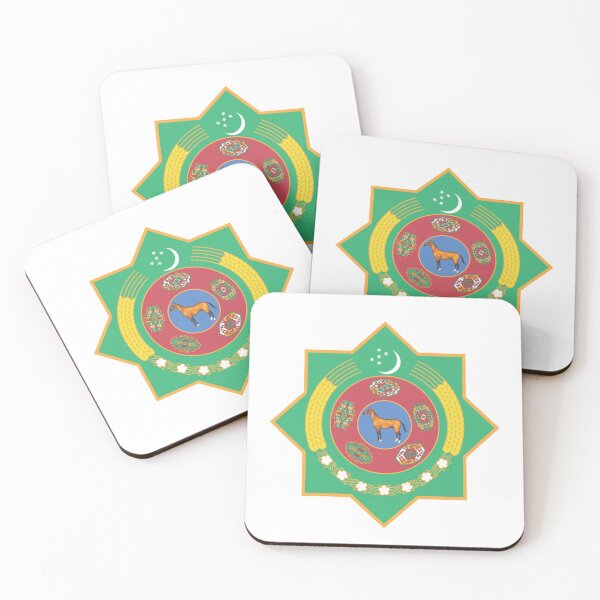 Item preview, Turkmenistan Flag Map designed and sold by FoxShop.