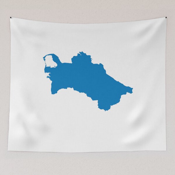 Item preview, Turkmenistan Flag Map designed and sold by FoxShop.