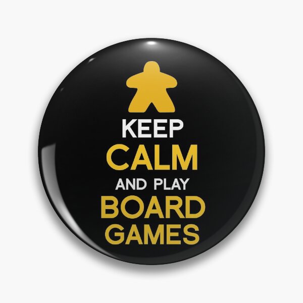Item preview, Keep Calm and Play Board Games designed and sold by MeepleDesign.