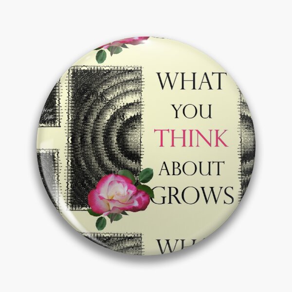 Item preview, What You Think About Grows, the Ripple Effect Cream Background designed and sold by SpiritGifts.
