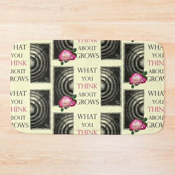 Item preview, What You Think About Grows, the Ripple Effect Cream Background designed and sold by SpiritGifts.