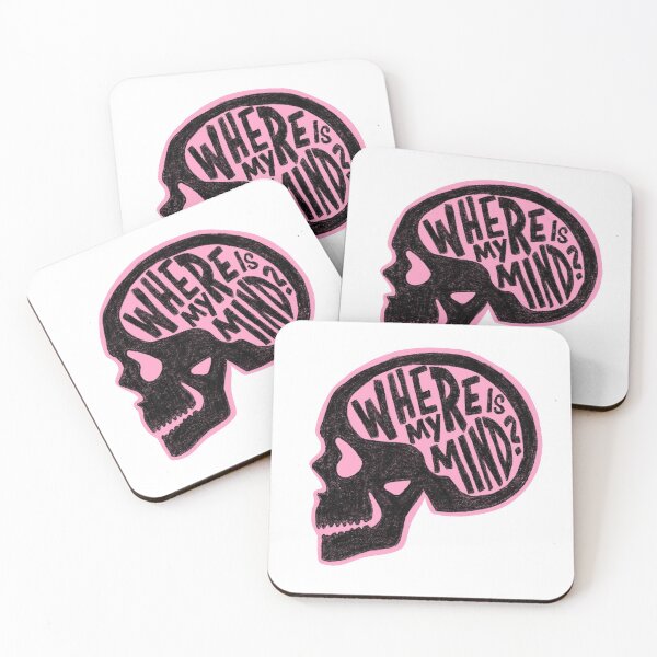 Item preview, pink skull where is my mind? designed and sold by keemsshop.